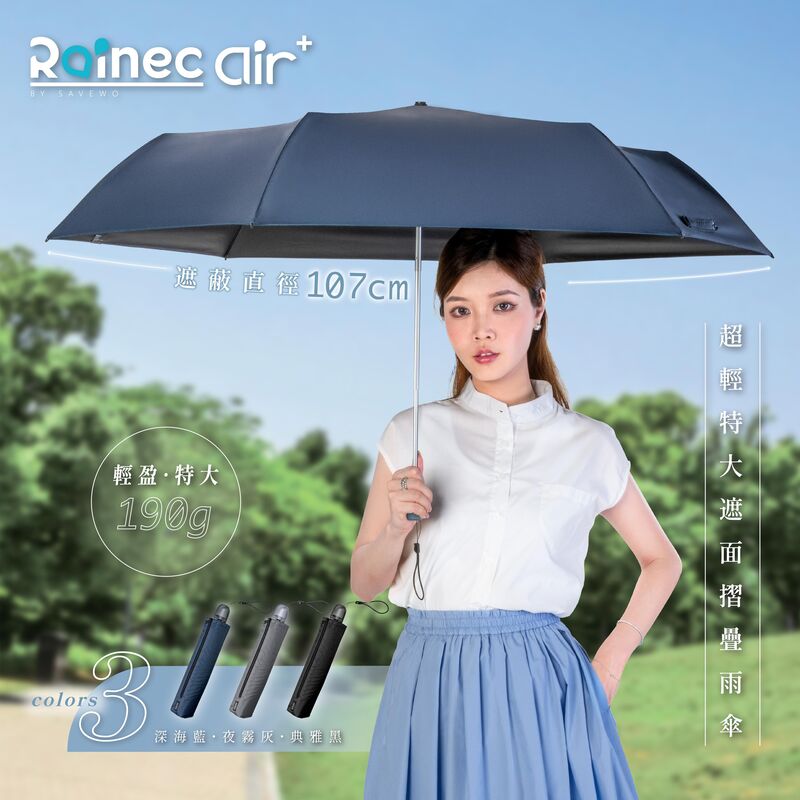 RAINEC AIR PLUS 超輕特大遮面摺疊遮